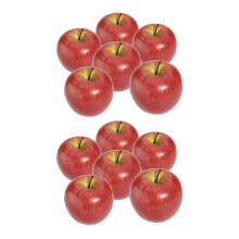 Decorative Artificial  Plastic Fruits Imitation Home Decor 12Pcs Red