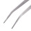 3X 5.9" Long Silver Tone Bent Curved Tip Tweezers Forceps Plier Hand Tool 7