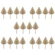 20Pcs Dried Leaves Dried Fans Bohemian Dried Spears Artificial Plants Leaves Tropical Leaves
