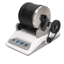 Rock Tumbler Kit for Beginners with Noise Reduction Rubber Barrel and AllinOne Gem Polishing Set