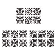 18 Pcs DIY Painting 30X30cm Vintage Flower Pattern Stencils Template for Tile Wall Floor Furniture Painting Decorative