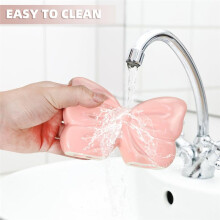 Porte-brosse à dents en céramique avec nœuds, ornement, support de rangement pour brosse à dents et dentifrice, accessoires de salle de bain,