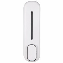 2X Soap Dispenser Wall Mount, 350Ml Hand Liquid Shampoo Shower Gel Dispenser for Bathroom Kitchen Office White