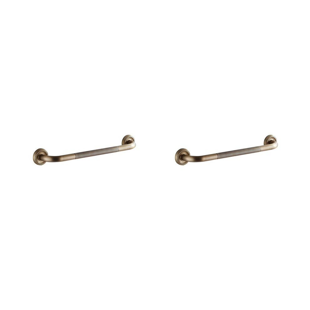Typecat 2X Bathtub Grab Bar Antique Brass Grab Bar Grab Rail Armrest Handle Toilet Elderly Handrail Home Safety Wall Mounted