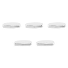 5X Glasses Case, Aluminum Hard Shell Eyeglasses Case Striped Spectacles Box