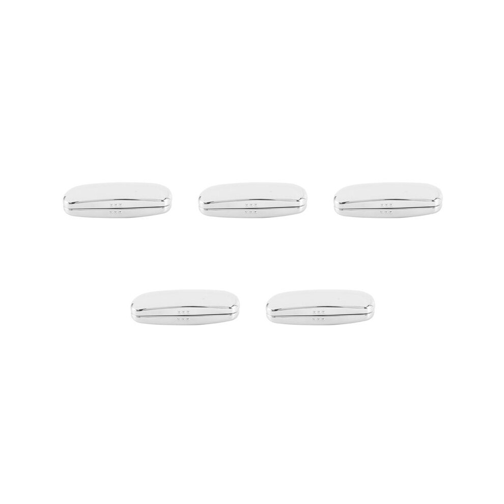 Light 5X Glasses Case, Aluminum Hard Shell Eyeglasses Case Striped Spectacles Box