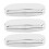 3X Glasses Case, Aluminum Hard Shell Eyeglasses Case Striped Spectacles Box 1