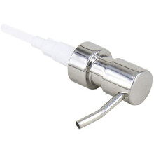 10Pcs Stainless Steel Soap Pump Replacement 28 Teeth Metal Bottle Nozzles Lotion Dispenser