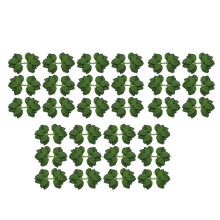 Fake Artificial Leaves for Roses Decorations - 180 Silk Green Roses Flowers Leaf with Realistic Vines Flexible Stems