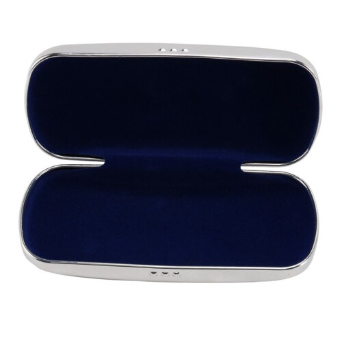 3X Glasses Case, Aluminum Hard Shell Eyeglasses Case Striped Spectacles Box 2