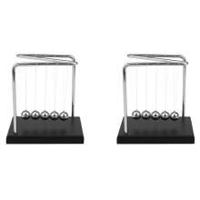 2X Wiege Physik Pendel Wissenschaft Z-Typ Holz Newtons Wiege Kunst in Bewegung Balance Welle Schreibtisch Ornament Pädagogisches Spielzeug