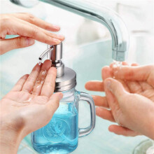 4 Pack Jar Zeepdispenser Deksels Kit Rvs Lotion Dispenser Pomp Zeepdispenser Deksels Roest Proof Badkamer