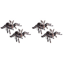 4Pcs 9.5cm Large Fake Realistic Spider Insect Model Toy Fun Halloween Scary Prop