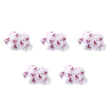 Lot 100Pcs 9cm Schmetterling Orchidee Blume Kunstblume Kopf Dekor für Hochzeit Haarspange Zubehör