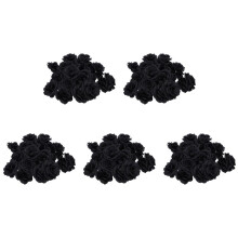 100 Pcs Black Rose Artificial Silk Flower Party Wedding House Office Garden Decor DIY