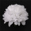 120 Pcs Carnations  Artificial Flower Silk Spherical Heads Wedding Decor White 9