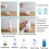 4 Pack Foaming Soap Dispenser 15Oz Refillable Foam Liquid Hand Soap Empty Plastic Pump Bottle Container - Clear 450Ml 4