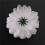 120 Pcs Carnations  Artificial Flower Silk Spherical Heads Wedding Decor White 3