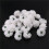 120 Pcs Carnations  Artificial Flower Silk Spherical Heads Wedding Decor White 1