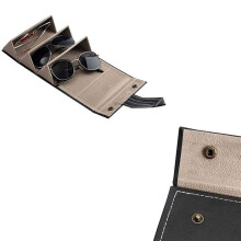 2X Sunglasses Organizer 3 Slots Travel Glasses Case Multiple Pairs Eyeglasses Storage Box Hanging Eyewear Holder