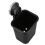 3 PC Suction Cup Toothbrush Cup Holder Rack Plastic Holder Toothpaste Storage Box for Kitchen Bathroom Toilet Black 3
