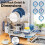 2 Tier Dish Drainer Rack with Drip Tray Kitchen UK 10