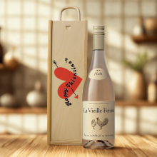 La Vieille Ferme Rose Wine Valentines Gift Set 75cl