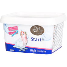 Deli Nature Start + High Protein - Kompletna Karma Do Ręcznego Karmienia Piskląt 500G