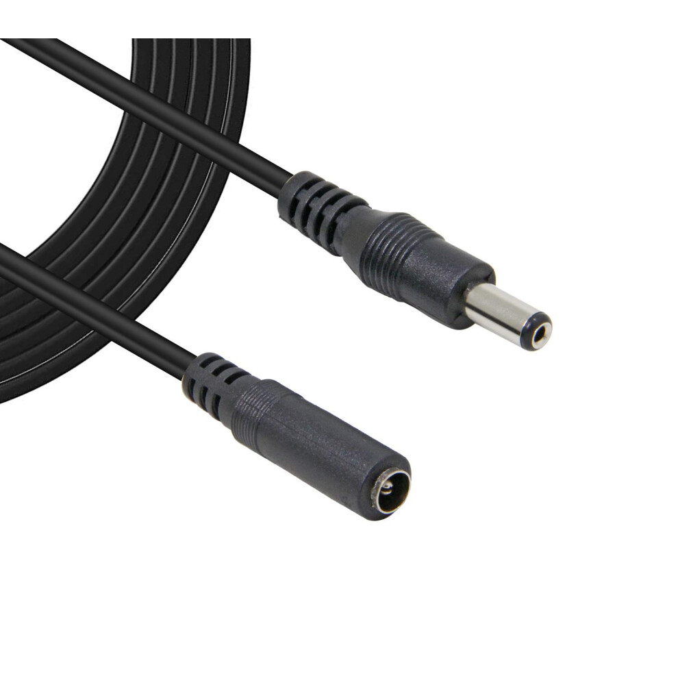 10Ft Dc Power Extension Cord 2.1Mm X 5.5Mm Cable For Cctv Led S Wifi Security Cameras Light 9169991094786