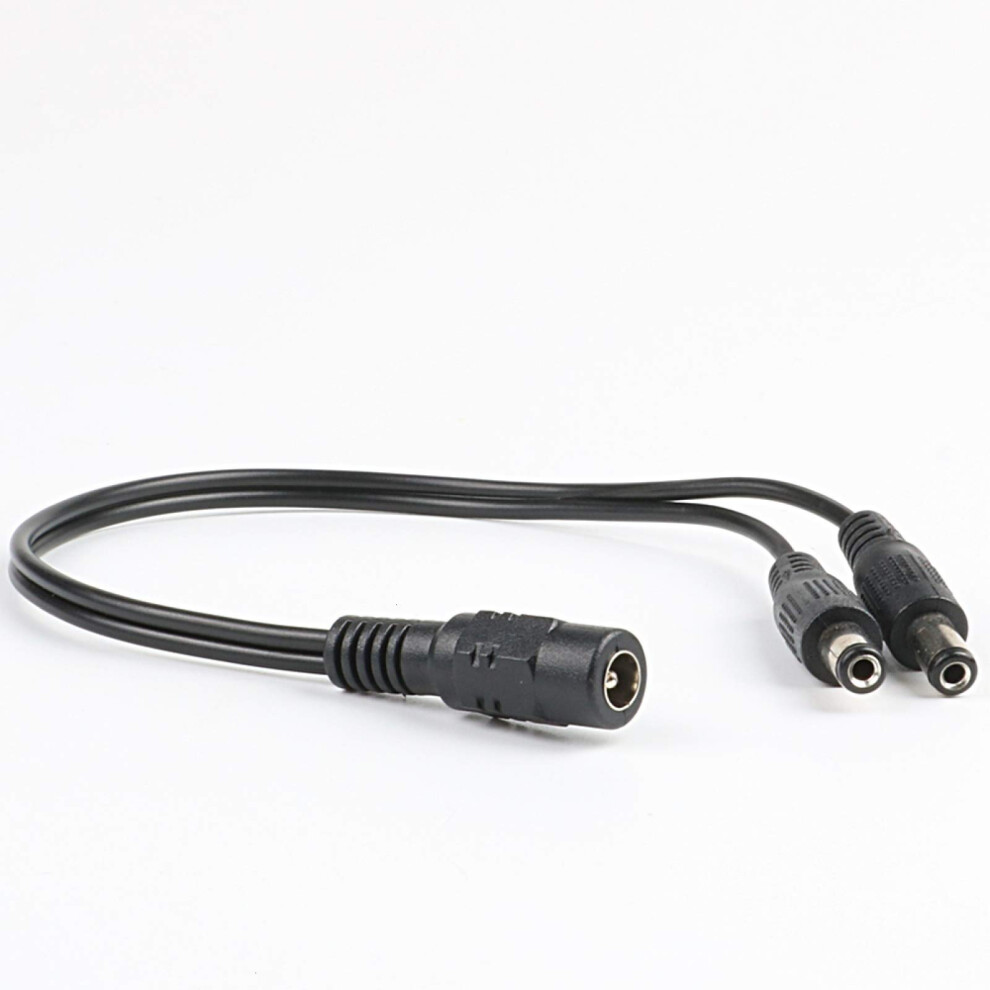 Dc Power Cable Splitter 5.5X2.1mm Female To Dual Male For Cctv Camera Systems 9169991095257