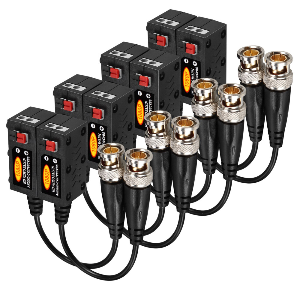 4 Channel 1080P Passive Video Balun Transmitter For Ahd Hdcvi Tvi Cvbs Up To 600M 9073542376149