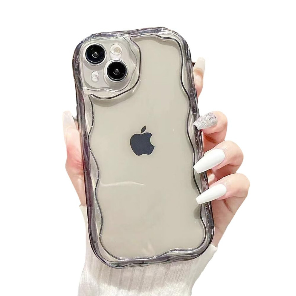 Slim Shockproof Protective Case For Iphone 14 Plus With Clear Camera Lens And Secure Grip Grey 9169991095578