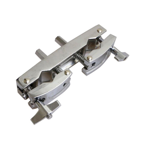 Adjustable Drum Clamp Cowbell Holder Bracket with Secure Percussion Mount for MultiCowbell Setup