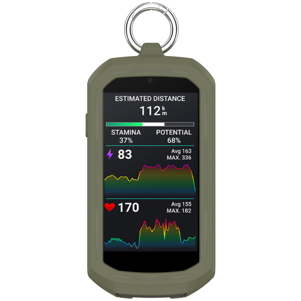 Army Tpu Case Shockproof Slim Protective Cover For Garmin Edge 1050 Green 9073542376521