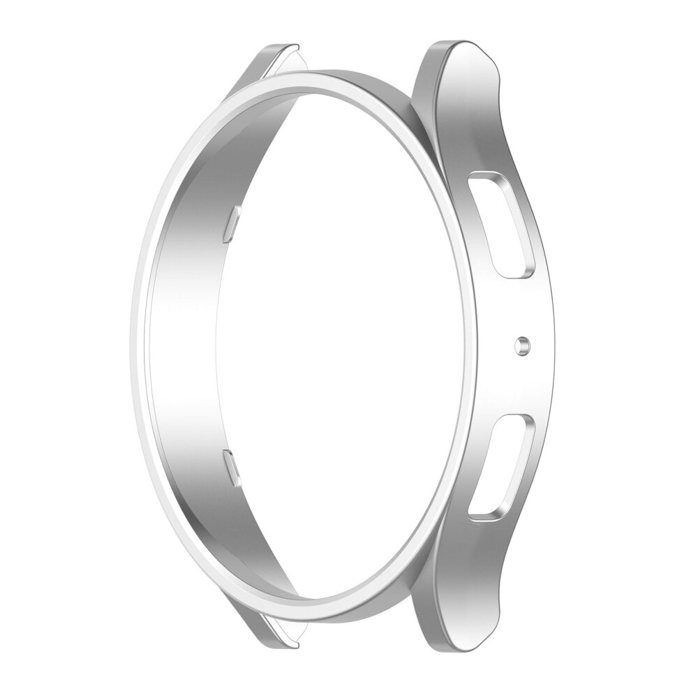 Case For Galaxy Watch 6 40Mm Pc Cover With Allaround Screen Protection Silver 9169991096162