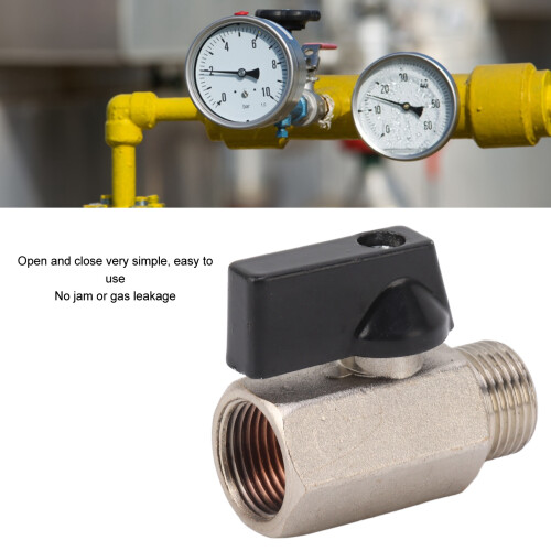 Gasventil 3/8 Messing Kugelhahn für Haus und 1