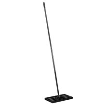 KCT 45.5x24.5cm Garden Levelling Rake Lawn Grass Flattening Smoothing Bumpy Top Dressing Lute Landscaping Gardening Leveller Tool 175cm Handle