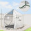Outsunny Outsunny Large Plant House with Roll-up Door White 2
