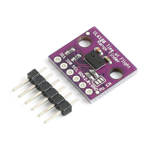 VL6180X TOF Range Finder Module with I2C, IR Proximity and Ambient Light Sensor with Gesture Control