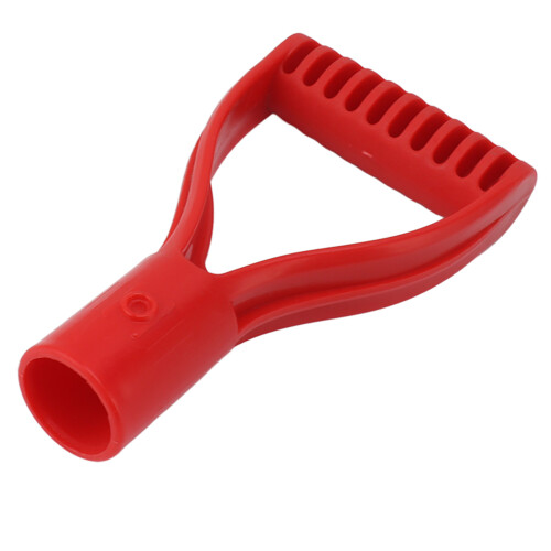 Plastic D Grip Shovel Handle 32mm Inner Diameter Red Replacement 1