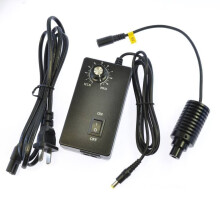 LED Microscope Light 8mm Coaxial Illuminator 3W 6500K Cool White with Control Box