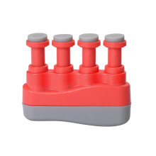 Piano Finger Exerciser with Adjustable Spring Tension and Ergonomic Silicone Grip for Guitar