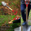 Plastic Snow Shovel Handle D Type 32mm ID Quick Install Red 18.5x11.5cm 4