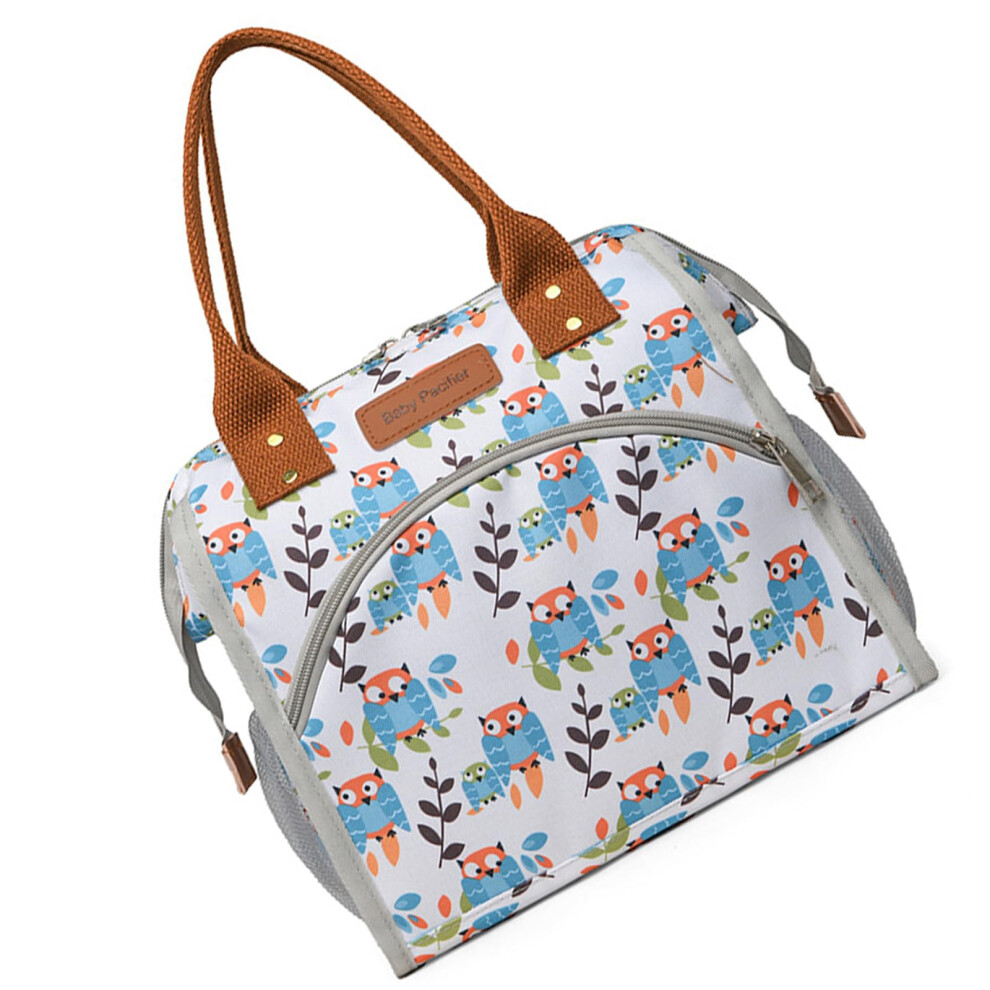 Large Capacity Baby Diaper Bag Giraffe Pattern Waterproof Bag Spacious Storage Bag for Mom Multifunctional Diaper Storage Bag