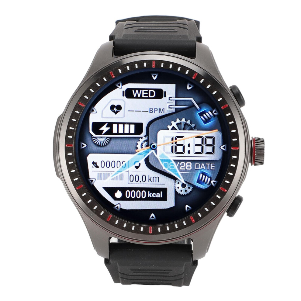 2 In 1 Smartwatch With Bluetooth Earbuds, 1.53' Hd Display, 100+ Sports Modes, Music And Calls Black 9073542378297