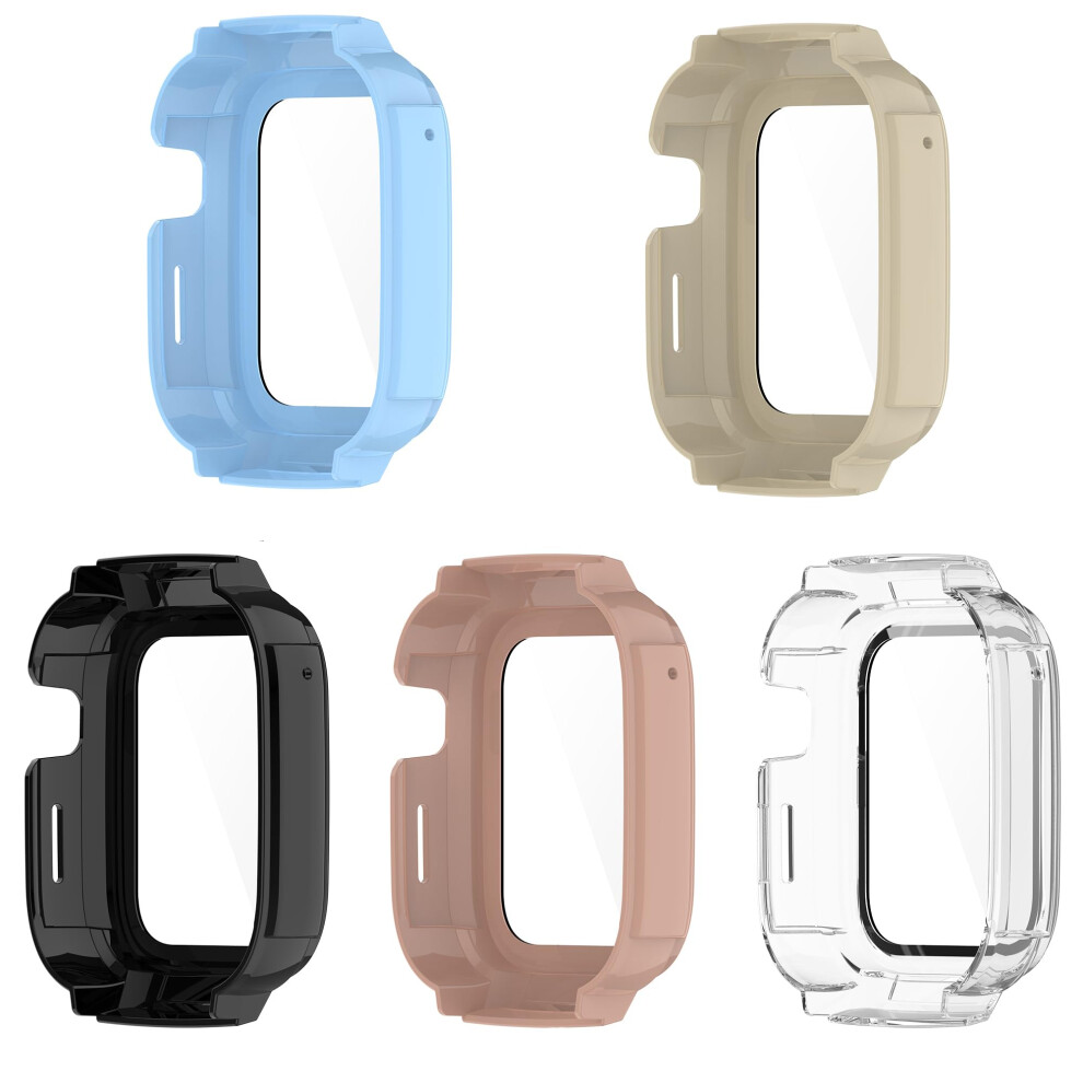 Screen Protector And Watch Case For Mibro T6c 3D Full Coverage Hd Clear Color Frame 5 Pack 9073542378358