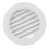 150mm Round ABS Vent Cover - Wall/Ceiling Slant 1