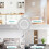 150mm Round ABS Wall/Ceiling Slant Louver Vent Cover for HVAC System 6