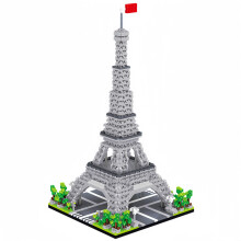 Eiffel Tower Building Blocks Kit – Realistic Replica DIY Architecture Model for Elegant Tabletop Display