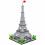 Eiffel Tower Building Blocks Kit – Realistic Replica DIY Architecture Model for Elegant Tabletop Display 1